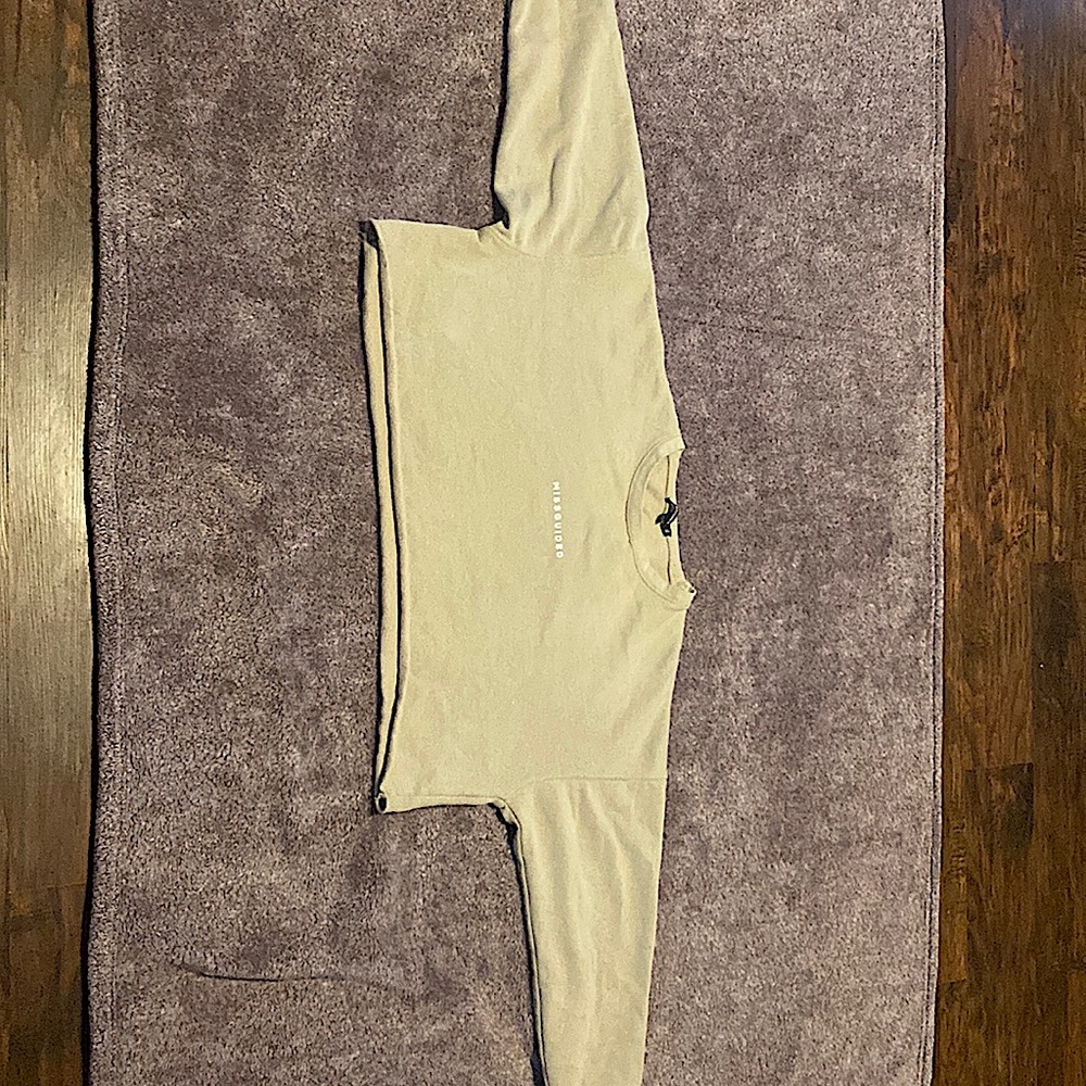 Misguided logo cropped sweater